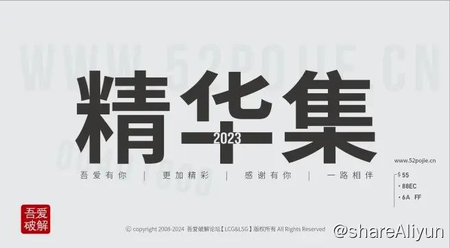 吾爱破解2023精华合集（全网唯一，稀有资源）-天涯网