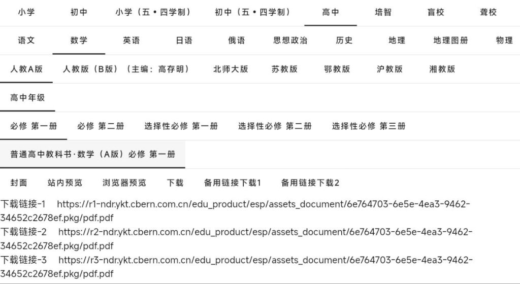 [网站分享] 中文教科书 - 免登陆中文电子教材下载-天涯网