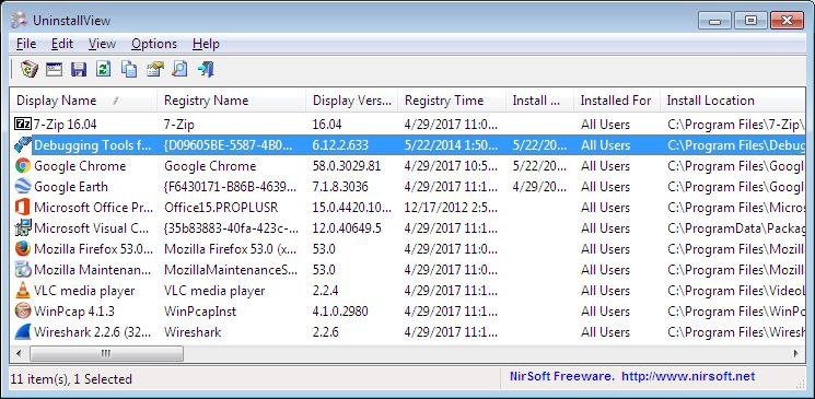 UninstallView - 轻量级 Windows 卸载工具-天涯网