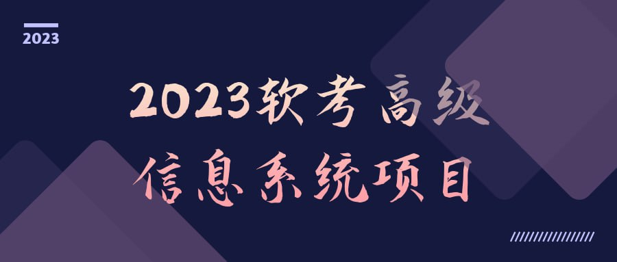 2023软考高级信息系统项目-天涯网