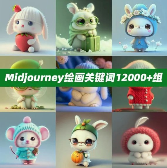12000套AI绘画关键词+教程-天涯网