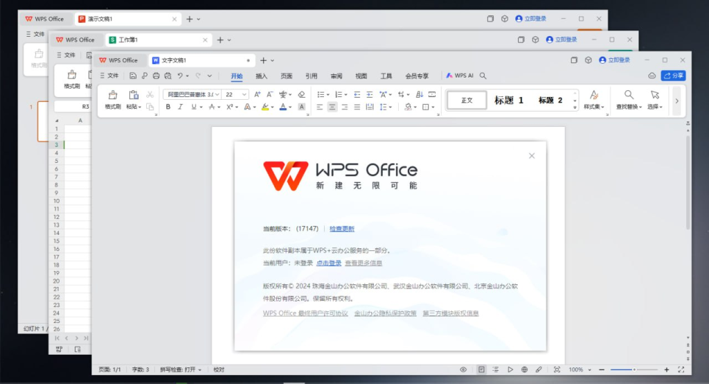 [Windows] WPS Office 2023 普通版（便携版本）-天涯网