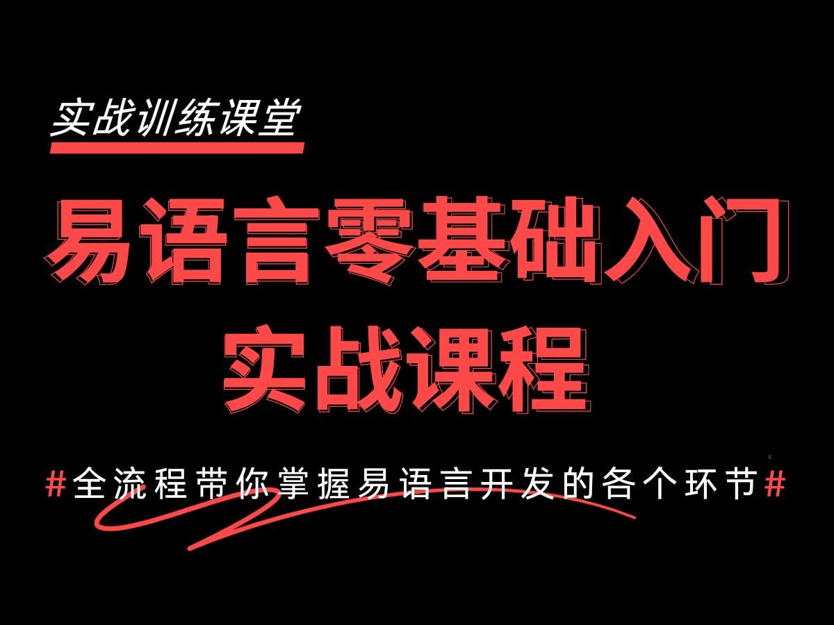 2024最新易语言基础快速入门到精通教程：1天入门快速开发自己的软件-天涯网