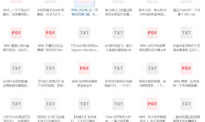 2024年付费网赚项目大合集 精整上千个项目合集-天涯网