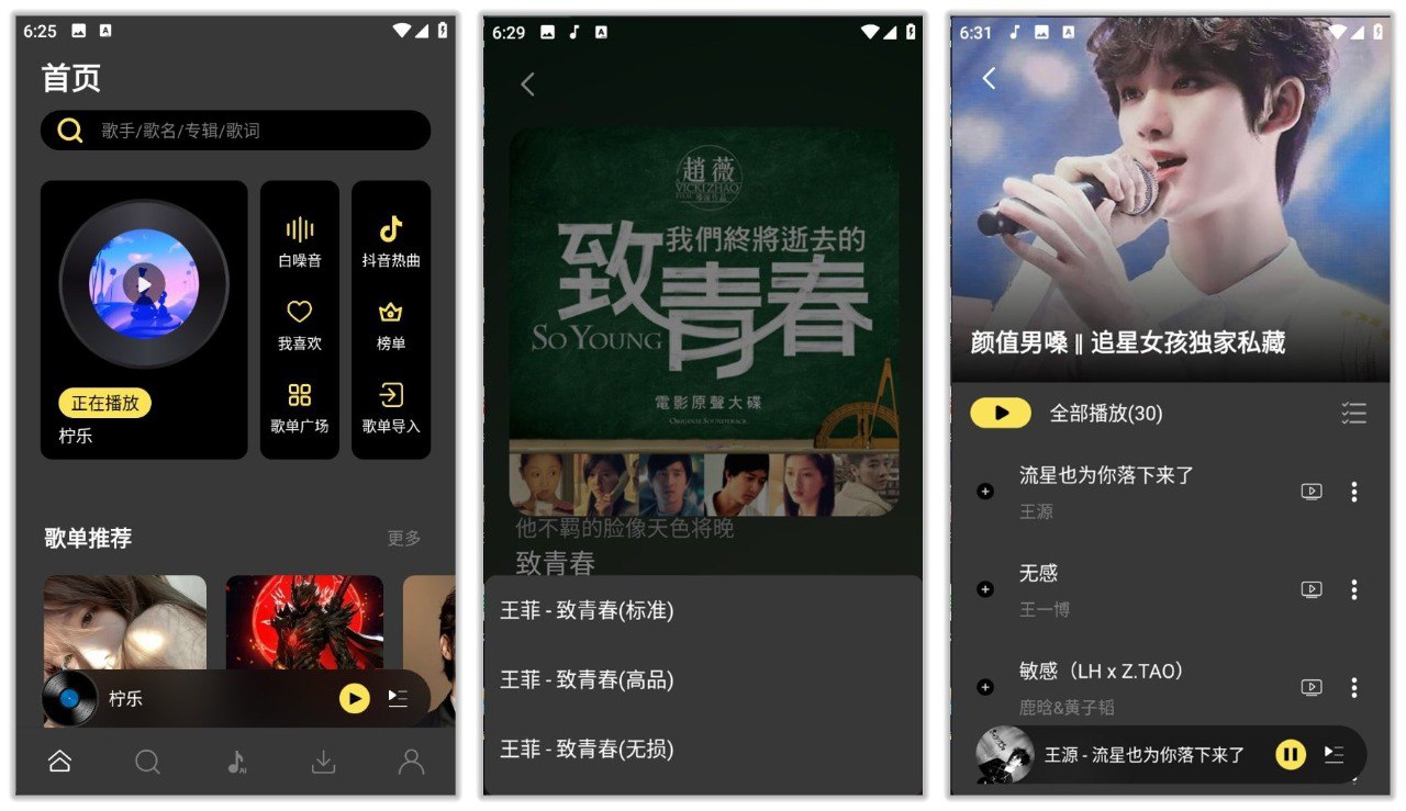 柠乐音乐 1.3.87 | 界面优美支持无损音乐下载的音乐播放器-天涯网