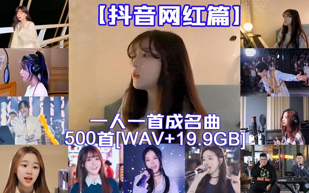 《抖音网红篇》一人一首网红成名曲整合500首无损歌曲每一首都是热搜榜神曲WAV-天涯网