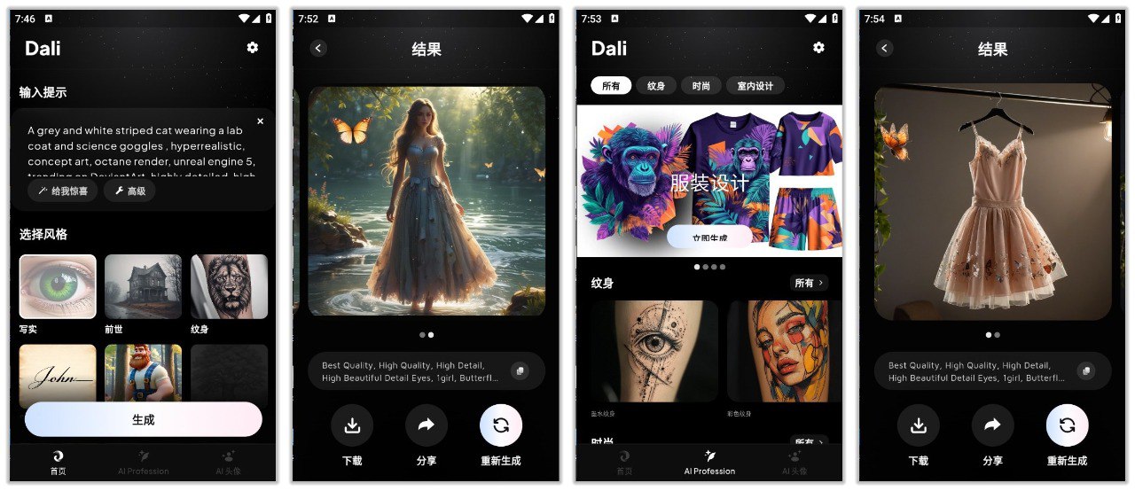 Dali 1.1.2 | 无限生成AI绘画、服装、纹身、室内设计-天涯网