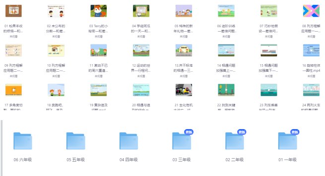 小学奥数超级课堂【117GB】-天涯网